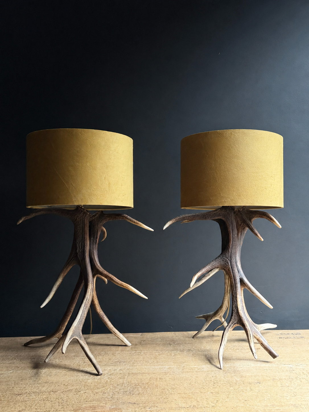 Schemerlamp van gewei