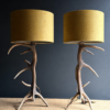 Schemerlamp van gewei