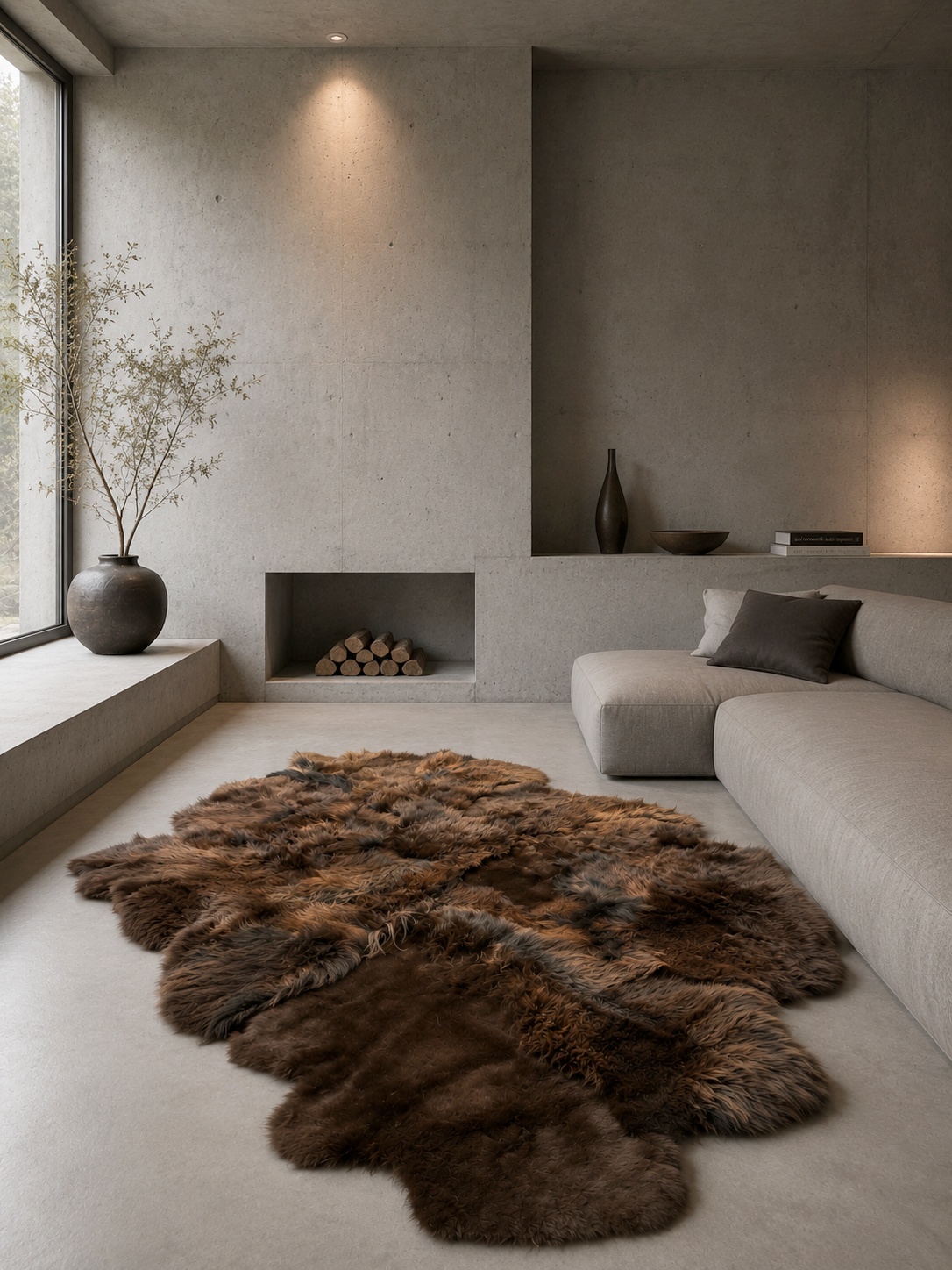 Designer schapen vloerkleed