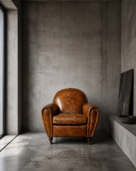 vintage clubfauteuil