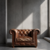 Vintage Chesterfield fauteuil