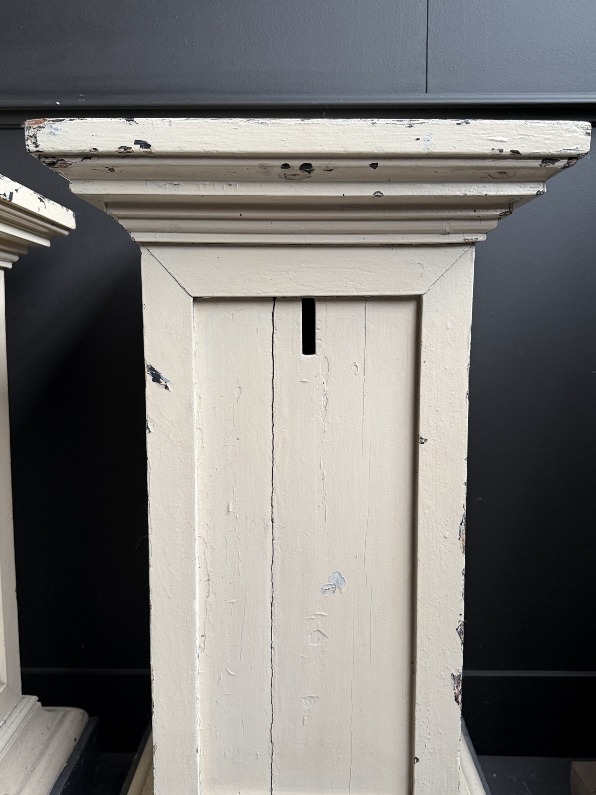 Set authentieke houten zuilen Set authentieke houten zuilen