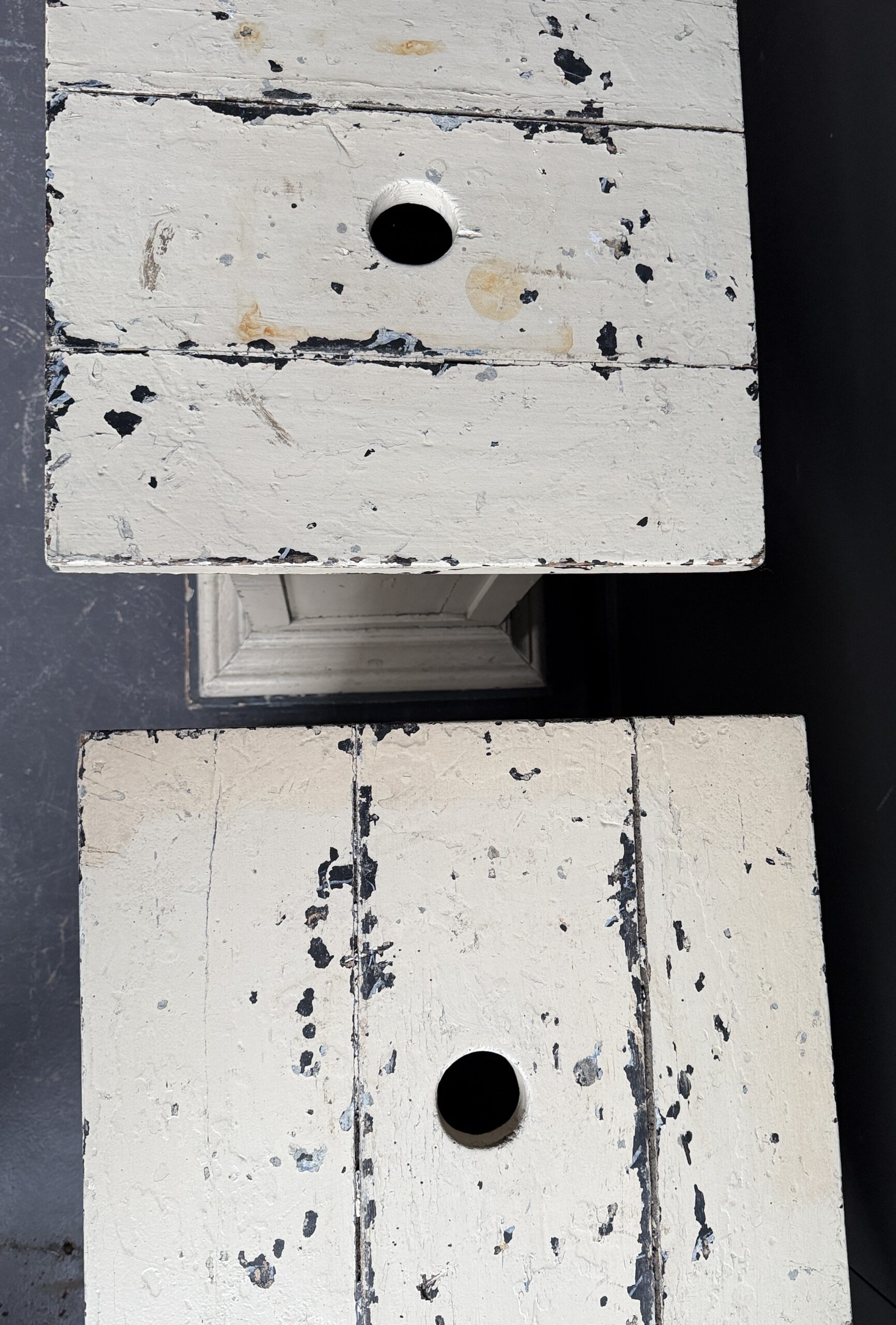 Set authentieke houten zuilen Set authentieke houten zuilen