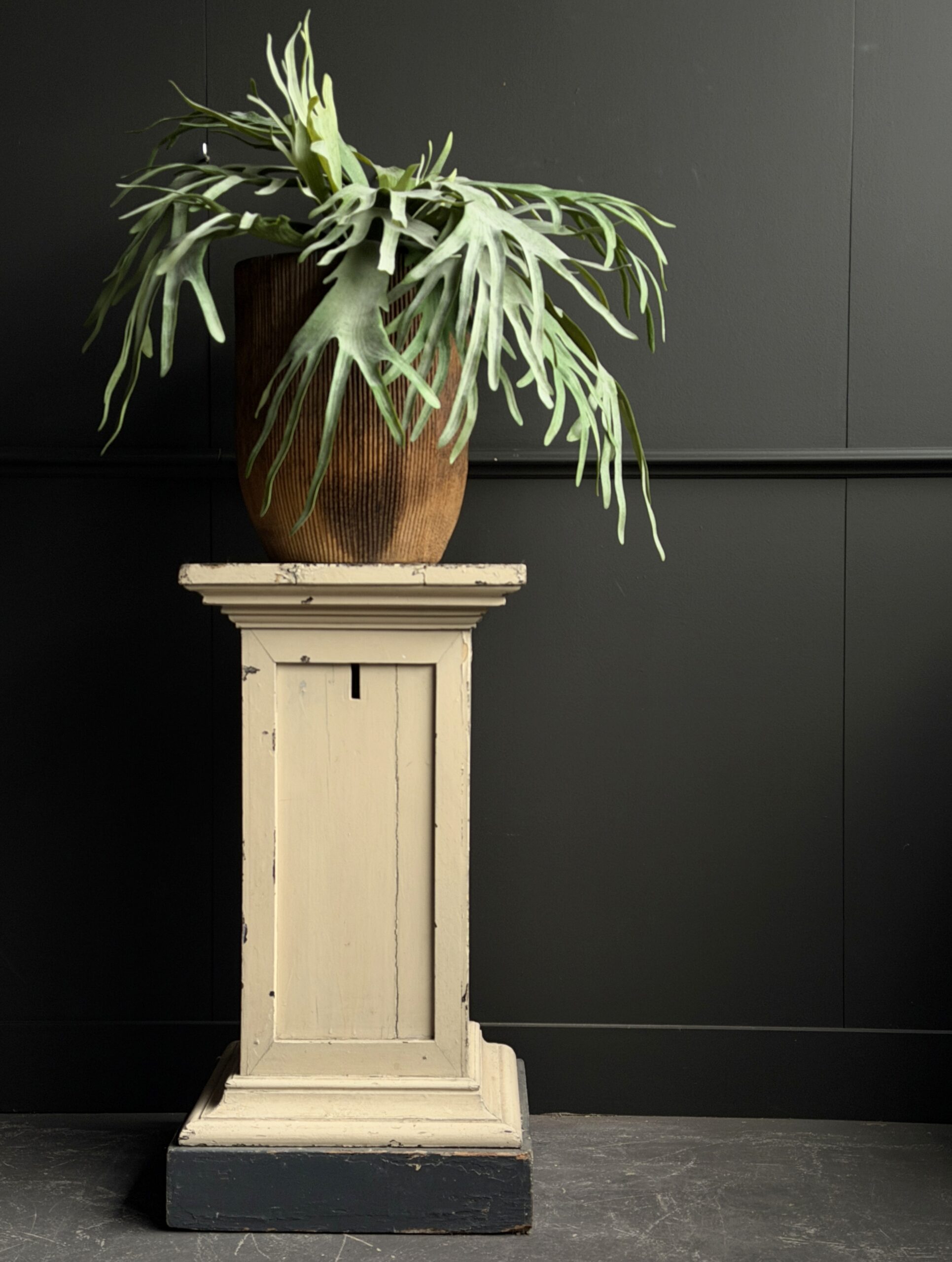 Set authentieke houten zuilen Set authentieke houten zuilen