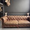 Vintage Chesterfield bank Vintage Chesterfield bank