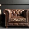 Vintage Chesterfield fauteuil Vintage Chesterfield fauteuil