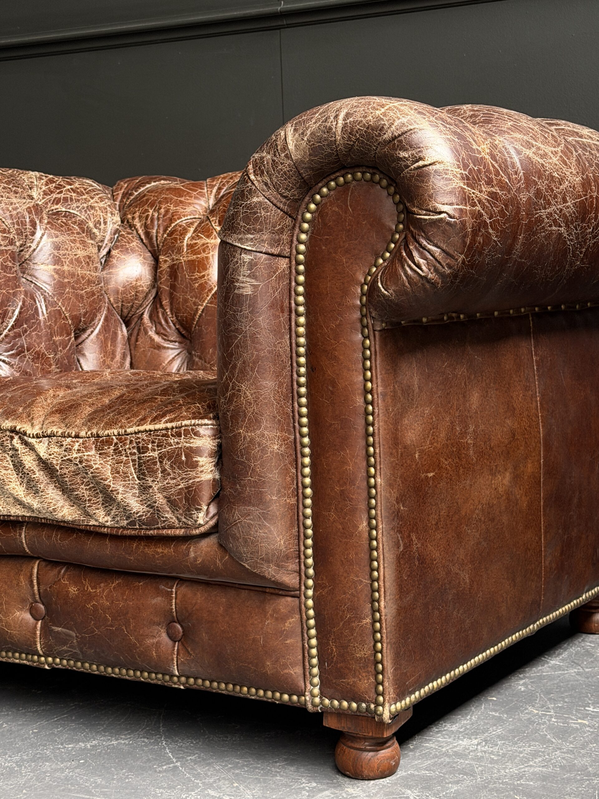 Vintage Chesterfield fauteuil Vintage Chesterfield fauteuil
