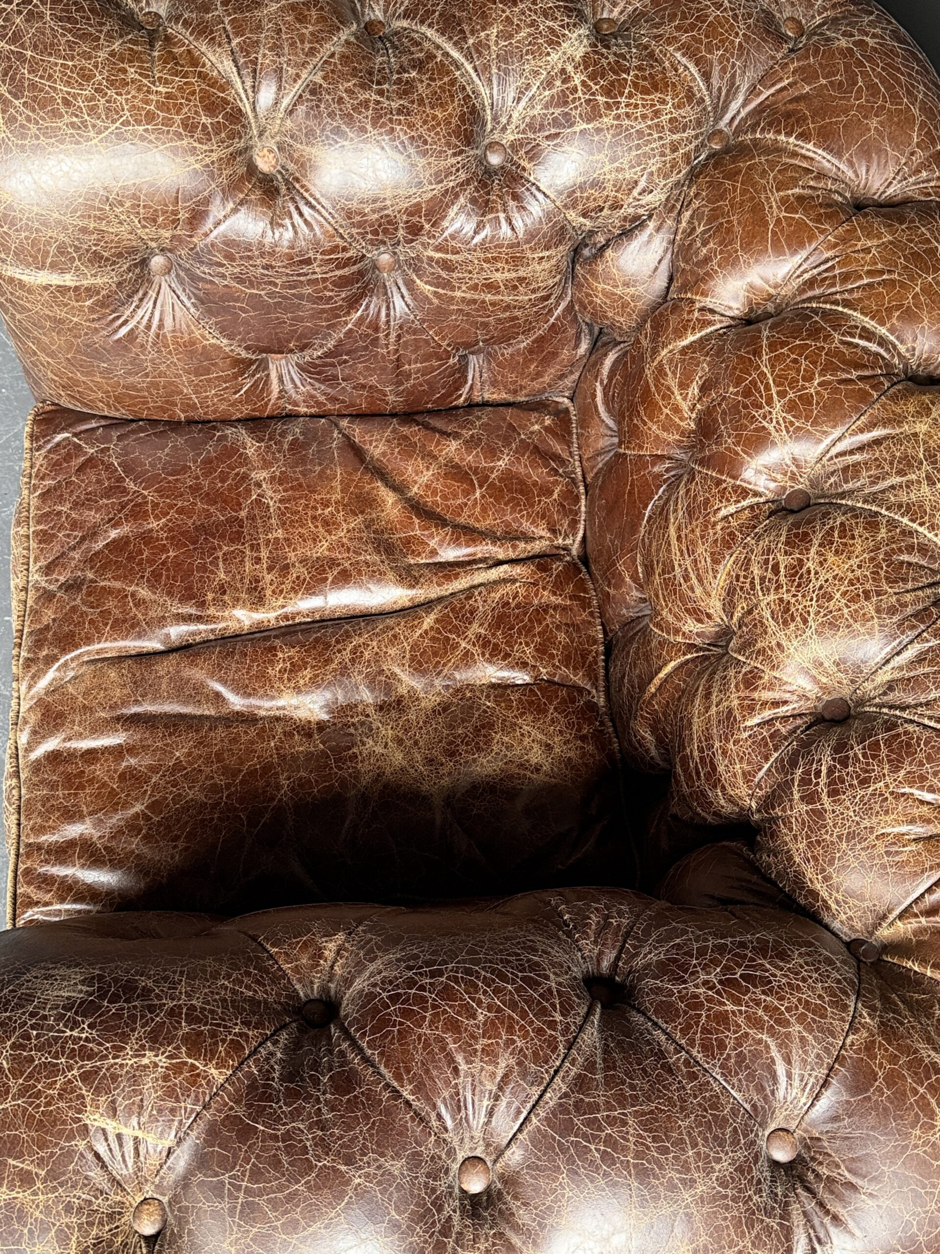 Vintage Chesterfield fauteuil Vintage Chesterfield fauteuil