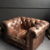 Vintage Chesterfield fauteuil Vintage Chesterfield fauteuil
