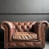 Vintage Chesterfield fauteuil Vintage Chesterfield fauteuil