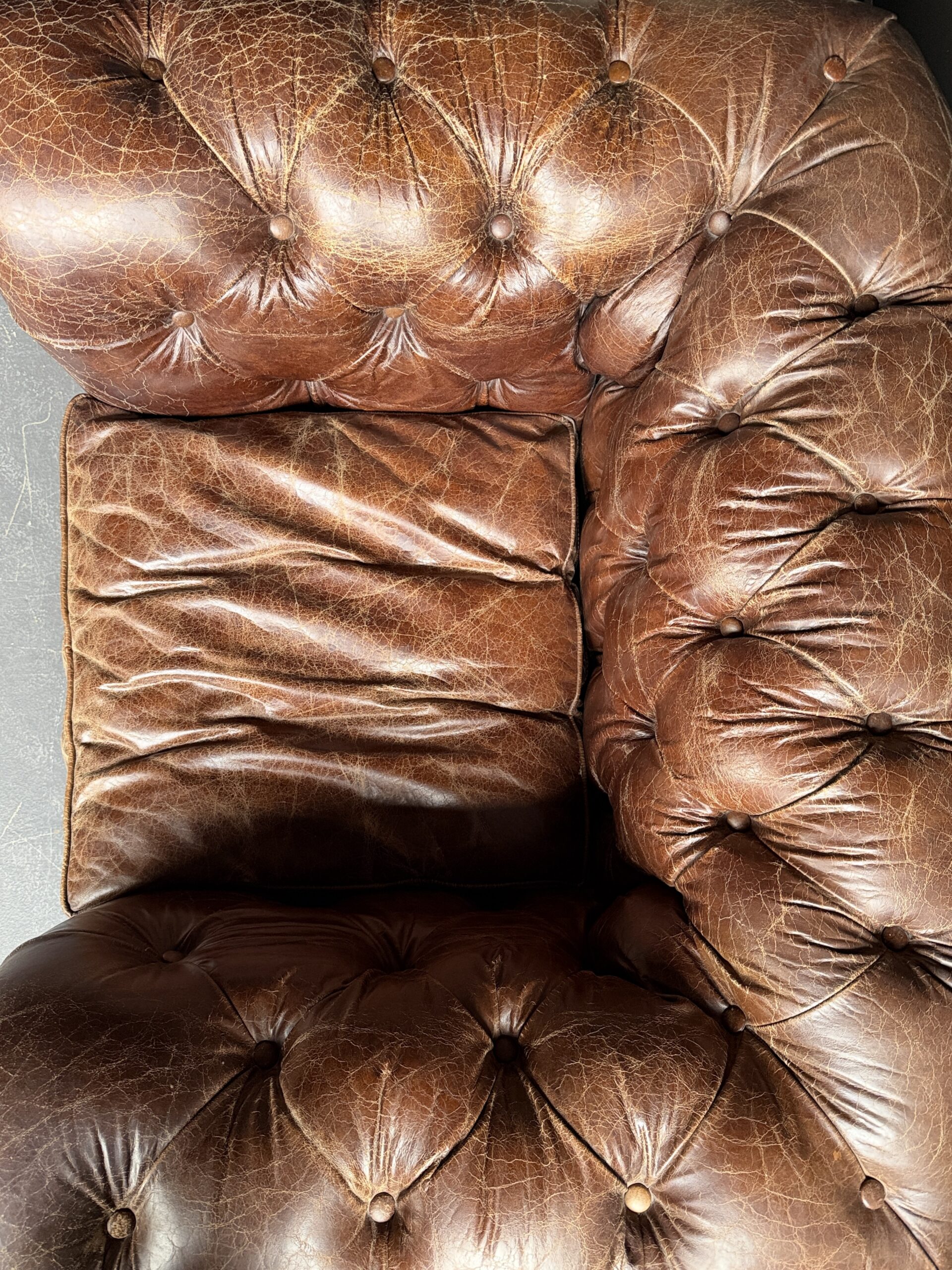 Vintage Chesterfield fauteuil Vintage Chesterfield fauteuil