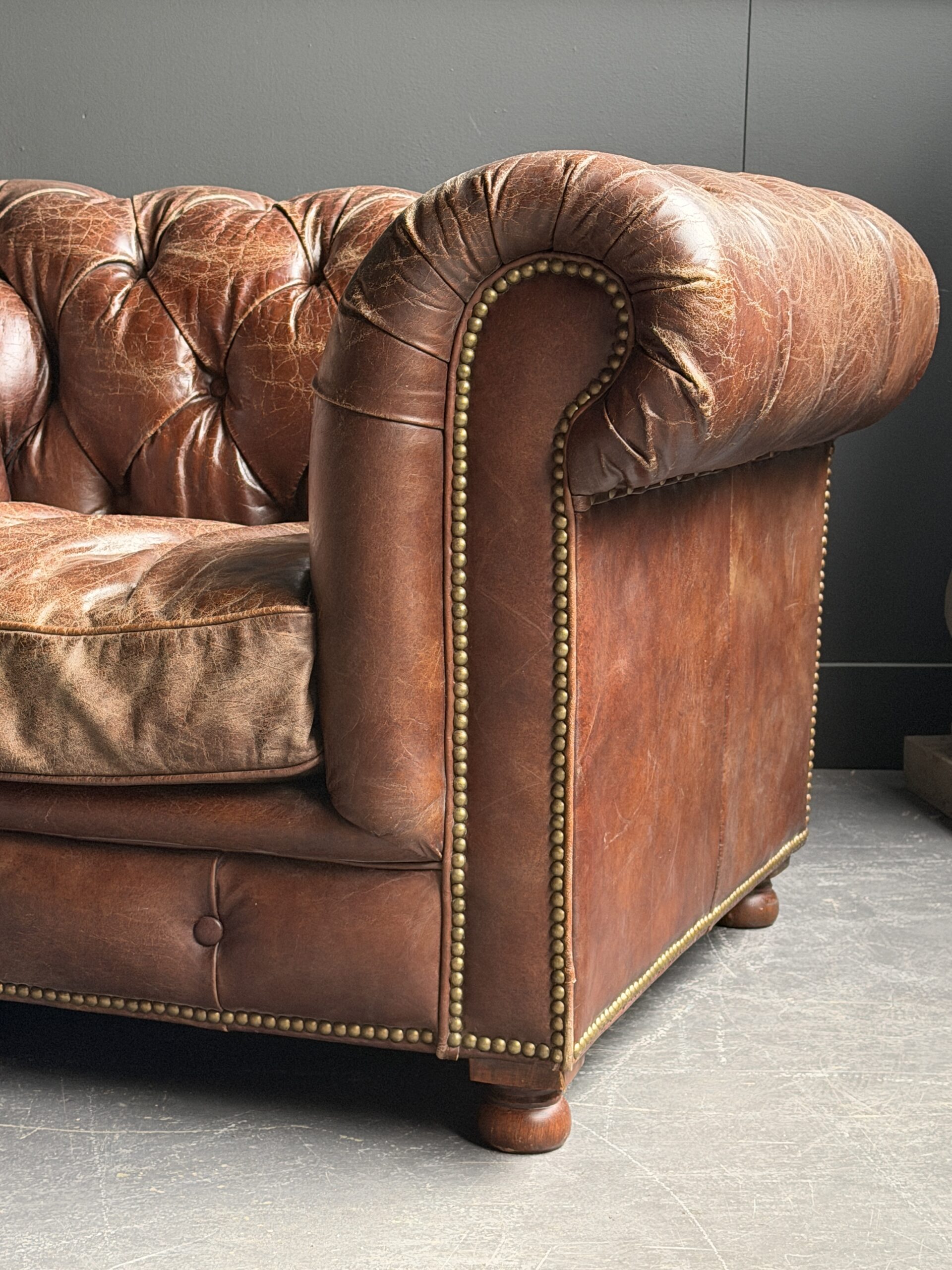 Vintage Chesterfield fauteuil Vintage Chesterfield fauteuil