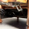 Vintage verstelbare lederen clubfauteuil