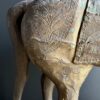 Oud Indiaas paard met messing beslag