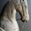 Oud Indiaas paard met messing beslag