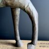 Oud Indiaas paard met messing beslag