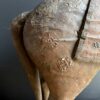 Oud Indiaas paard met messing beslag