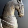 Oud Indiaas paard met messing beslag Oud Indiaas paard met messing beslag