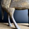 Oud Indiaas paard met messing beslag Oud Indiaas paard met messing beslag