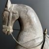Oud Indiaas paard met messing beslag Oud Indiaas paard met messing beslag