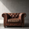 Vintage Chesterfield fauteuil Vintage Chesterfield fauteuil