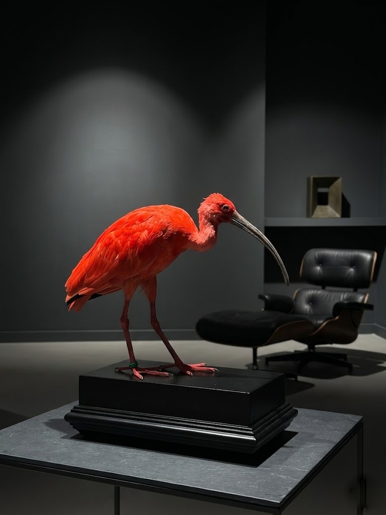 Opgezette rode ibis Opgezette rode ibis