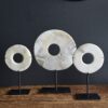Schelpringen op standaard