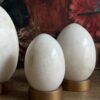 Set van drie albasten eieren Set van drie albasten eieren