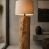 Massieve boomstamlamp