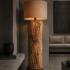 Massieve boomstamlamp