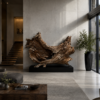 Antiek houten beeld Neptunes XXL Antiek houten beeld Neptunes XXL