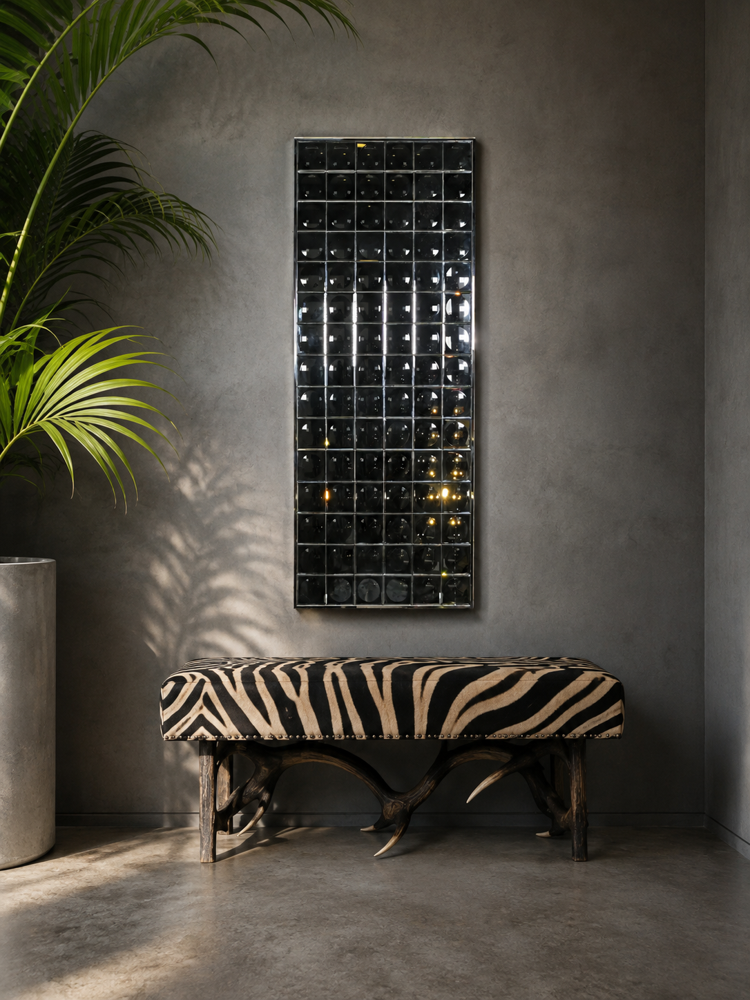 Geweibank zebra