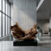 Antiek houten beeld Neptunes XXL Antiek houten beeld Neptunes XXL