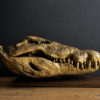 Nijlkrokodil schedel replica (gemetalliseerd in een kleur naar keuze).