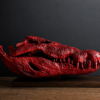 Nijlkrokodil schedel replica (gemetalliseerd in een kleur naar keuze).