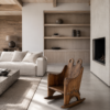 Een 18e-eeuwse Engelse ‘lambing chair’.