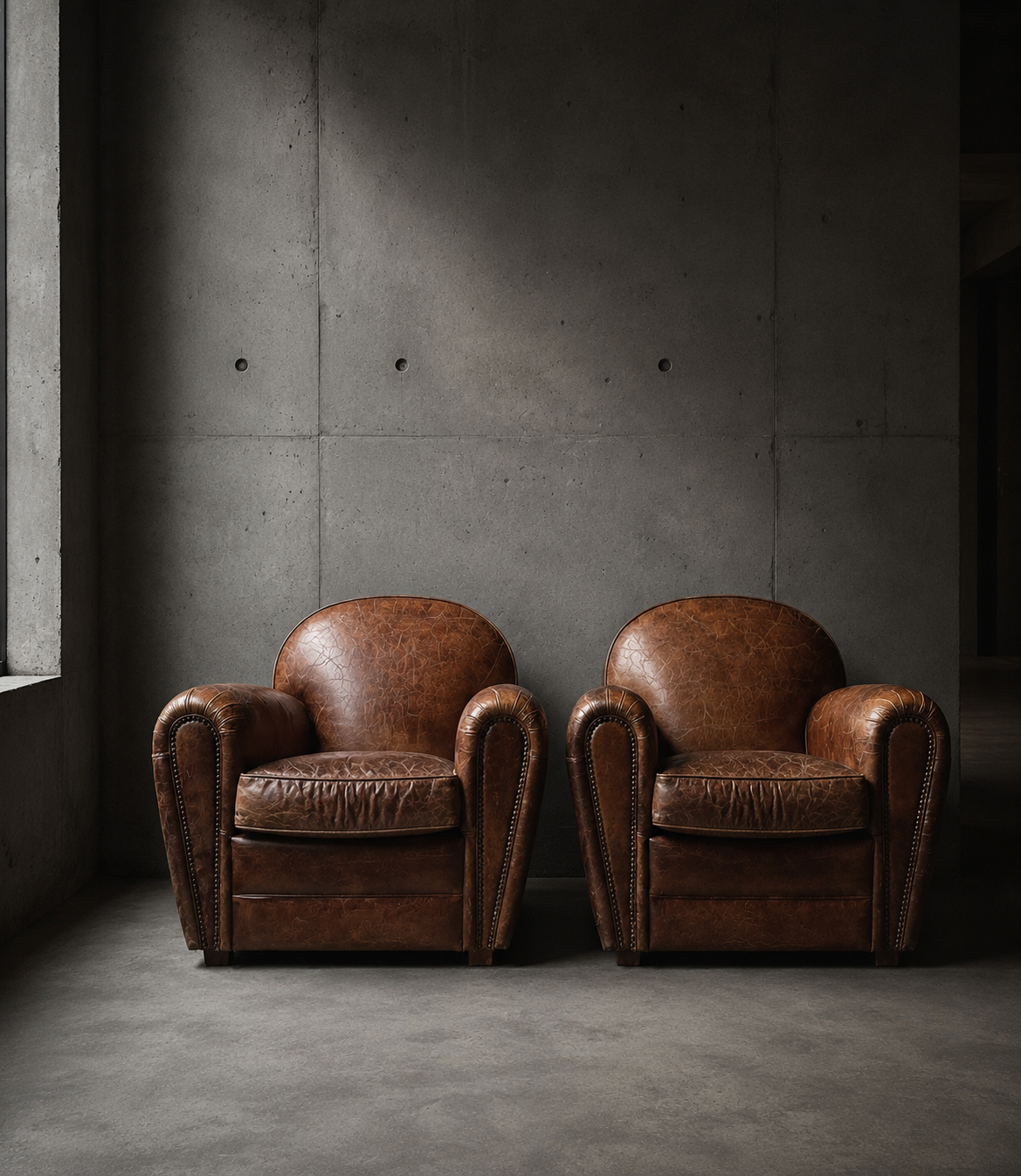 Vintage Lederen Club Fauteuils Vintage Lederen Club Fauteuils