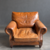 vintage leren clubfauteuil