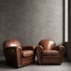 Vintage Lederen Club Fauteuils Vintage Lederen Club Fauteuils