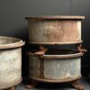 Oude zinken planters Oude zinken planters