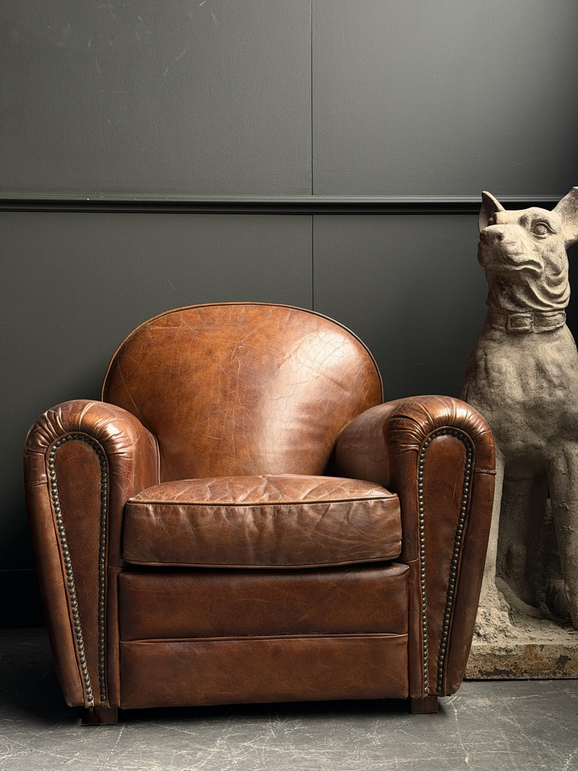 Vintage Lederen Club Fauteuils Vintage Lederen Club Fauteuils