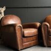 Vintage Lederen Club Fauteuils Vintage Lederen Club Fauteuils