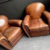 Vintage Lederen Club Fauteuils Vintage Lederen Club Fauteuils