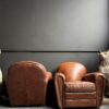 Vintage Lederen Club Fauteuils Vintage Lederen Club Fauteuils