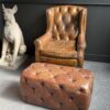 Chesterfield poef