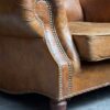 vintage leren clubfauteuil