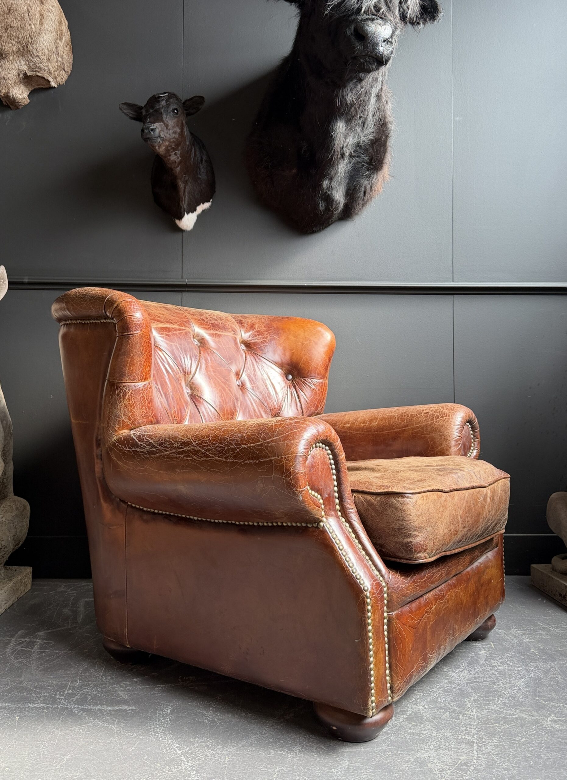 Vintage smoker fauteuil Vintage smoker fauteuil