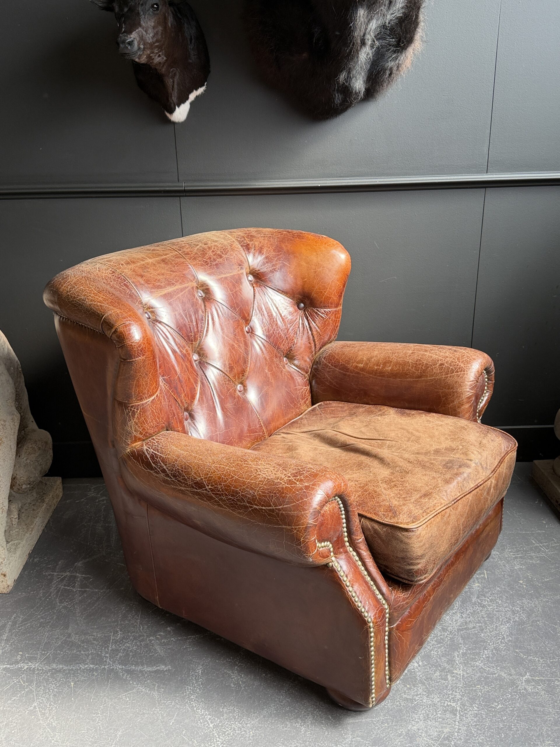 Vintage smoker fauteuil Vintage smoker fauteuil