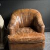 Vintage leren clubfauteuil Vintage leren clubfauteuil