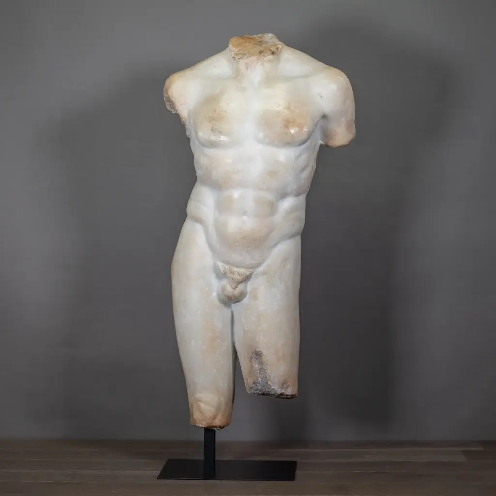 Marmeren beeld, Apollo van Polykleitos Marmeren beeld, Apollo van Polykleitos